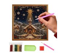 Generico 3D Christmas Pearl Wall Art Kit - DIY 3D Handmade Wall Decor