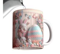 Generico 3D Coffee Mug - Coffee Mug | Easter 3D Rabbit Ceramic Cup,Animal Mugs with Large Caliber, Easter Party Supplies for Men Women Boys and Girls gift that will impress your loved on any