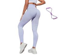 Generico 3D Compression Leggings, High Waist Tummy Control Resistance Band Legging, Scrunch Butt Lift Sport Pant, Toned Leg & Buttock (A,M)