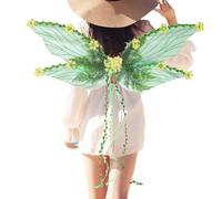 Generico 3D Fairy Wings, Butterfly Costume Wing, 32.28x13.39in Flower And Leaf Design, Lightweight Dress Up Accessory, Adjustable Wearable Prop for Women, Kids, Cosplay, Festival, Halloween