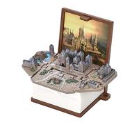 Generico 3D Giocattoli per Bambini Mini PopUp Portachiavi Mini Dinosauri Figure Libro Regalo per Rosa Marrone 3729