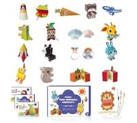 Generico 3D Handmade Origami Book, Fun DIY Pre-Cut 3D Paper Models, Origami Kit for Crafts & Art, for Home Decor, Moving Paper Craft Book, Art Projects Supplies, Handmade Gifts (Classic)