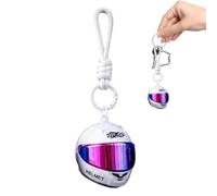 Generico 3d Helmet Keychain Pendant - Movable Vibrant Collectible Ornament