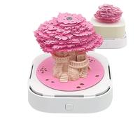 Generico 3D Paper Sculpture,9.3x9.3x8.5cm Dreamy Display Decoration,3D Calendar Art Memo Pad - Efficient Novelty Time Management Tool For Students Teachers Girls Adults Bookshelf Coffee Table Bedroom