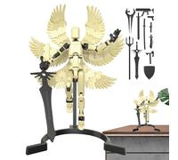 Generico 3D Print Assembly Figures | 3D Printed Movable Asssembly Action Figures,Vast Application Articulated Robot, Beautiful Present Assembly Toys With Multiple Joints For Boys Girls Kids Children