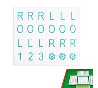 Generico 3d Printed - 18.5x16 Cm 100g Solo Mahjong Board | Single Player Training Rack For American Tiles | Portable Practice Tool For Pattern Learning | Tabletop Card Stand Organizer