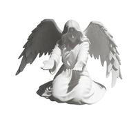 Generico 3D Printed Angel Pen Holder - Aesthetic Desk Decoration, Celestial Desktop Figurine, Winged Sculpted Pencil Cup, Artistic Home Office Ornament for Bookshelf Mantelpiece Living Room Bedroom