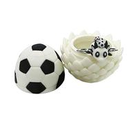 Generico 3D Printed Dragon Egg, Soccer Design Ornament, Easter Fantasy Egg, Creative Shelf Decoration, Collectible Gift, for Kids Party Teen Home Shelf Adult Girl Boy Room Display Holiday Celebration