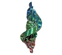 Generico 3D Printed Fidget Toys | Gradient Color Design | 4.5x4.5x4.7cm | 3D Printed Spiral Egg Fidget | Easter Basket Stuffer Filler | Colorful Desktop Ornament | for Home | Bedroom | Shelf