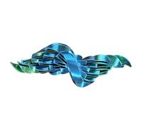 Generico 3D Printed Fidget Toys | Gradient Color Design | 4.5x4.5x4.7cm | 3D Printed Spiral Egg Fidget | Easter Basket Stuffer Filler | Colorful Desktop Ornament | for Home | Bedroom | Shelf