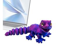 Generico 3D Printed Gecko Figurine Lizard Reptile Fidget Toy Statue Figures Toys for Kids Boys Girls Bedroom Dorm Desk Living Room