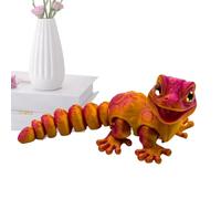 Generico 3D Printed Gecko Figurine | Lizard Reptile Fidget Toy Statue Figures Toys For Kids Boys Girls Bedroom Dorm Desk Living Room