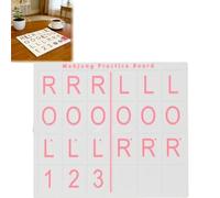 Generico 3D Printed Mahjong Solo Practice Board, Portable Tile Pattern Learning & Strategy Practice Boards, Compact Mahjong Learning Tools for Beginners & Enthusiasts