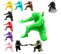 Generico 3D Printed Ninja Figurine with Dynamic Poses for Holding Pens, Perfect Decor for Office Desk, Gaming Setup, Home Office, and Anime Ninja Fan Gift, Multicolor Options (Green,Ninja)