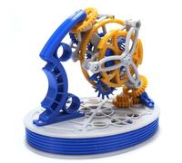 Generico 3D Printed PLA Double Shaft Tourbillon Model, DIY Mechanical Pendulum Clock Principles Escapement Structure Desk, Mechanical Assembly Tourbillon Model Kit, for Desk Ornament Art