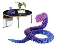 Generico 3d Printed Snake, Articulated Fidget Toys, Realistic 3d Printed Snake Ornament, 2.5 Ft Snake Versatile Desk Decor for Birthday Easter Basket Home Collectibles