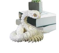 Generico 3D Printed Snake - Realistic Decorative Figurine for Home and Desk Display | Durable PLA Material with Detailed Texturing, Collectible Animal Model for, Toys, and Educational Purposes