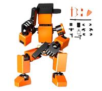 Generico 3D Printed Toys - ABS 5x9.5cm | Flexible Robot Action Figure With Movable Joints, Custom Assembly Display Model | For Home Office Decoration Painting Photography Collectible Gift Use