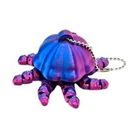 Generico 3D Printed Wallet Ornament, Jellyfish Keychain Charm, Flexible Joints Fidget Toy, Portable Backpack Decoration, Beach Theme School Office, Kids Teens Collectors Travel Accessories Gift Idea