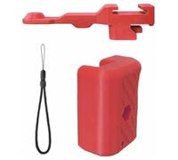 Generico 3D Printing Street Grip Vlog Holder per DJI Action 5 Pro / 4/3 Combo Camera Grip Holder Action Camera Mini Maniglia laterale Grip Accessori della fotocamera (Red)
