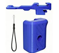 Generico 3D Printing Street Grip Vlog Holder per DJI Action 5 Pro / 4/3 Combo Camera Grip Holder Action Camera Mini Maniglia laterale Grip Accessori della fotocamera (Blue)