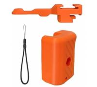 Generico 3D Printing Street Grip Vlog Holder per DJI Action 5 Pro / 4/3 Combo Camera Grip Holder Action Camera Mini Maniglia laterale Grip Accessori della fotocamera (Orange)