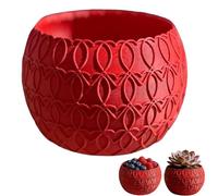 Generico 3D Printing Valentine's Day Heart Pattern Candy Dish,Multi-Use Snack Bowl and Flower Vase Decor,Creative Love Dessert Candy Salad Basin for Kitchen Dining and Romantic Entertaining