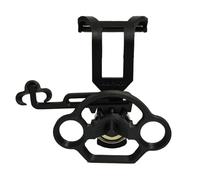 Generico 3D Stampa Mini volante di ricambio adatto per GameSir Nova lite Controller di gioco Accessori ausiliari (Black)