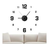 Genérico 3D Wall Watch - 40 cm Frameless Wall Clock | Silent Non-Ticking Modern Style Clock | Battery Operated Clocks For Living Room Bedroom Hotel Walls Decoration, Bedroom Home Decorations