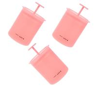 Generico 3pezzi Schiuma Portatile per Lavaggio del Viso Produttore di Schiuma Manuale Bolle Strumento per Cura Viaggio e Uso Quotidiano Compatibile Vari Detergenti