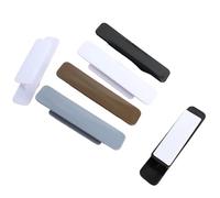 Generico 4/2PCS Finestra Maniglie for cassetti dell'armadio Porta autoadesiva Maniglia for armadio Organizzatore Pasta aperta Manopola for porta scorrevole Dispositivo ausiliario(Coffee,2 Set(4Pcs))