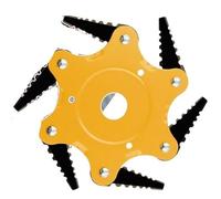 Generico 4 Colori Testina di Ricambio for decespugliatore a Sei Foglie Testina di rifinitura for Tosaerba Accessori for Giardinaggio for la rifinitura dei Rami(Yellow)