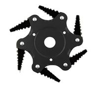 Generico 4 Colori Testina di Ricambio for decespugliatore a Sei Foglie Testina di rifinitura for Tosaerba Accessori for Giardinaggio for la rifinitura dei Rami(Black)