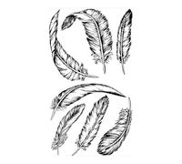 Generico 4 Fogli di Tatuaggi temporanei a Forma di Farfalla, Rosa e Fiore, for Donne, Adulti, Bambini, Ragazze, Piume, Serpenti, Scorpione, Tatuaggi Finti, Collo, Braccia, Mani(CSQ012)