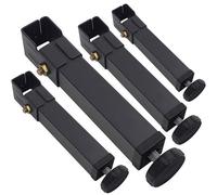 Generico 4 Gambe Di Supporto Centrali Regolabili Per Doghe Per Letto Matrimoniale King-size - Piedini Di Ricambio Per Divani E Mobili Senza Foratura Con Cuscinetto Silenzioso(21cm/8.2in)