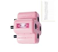 Generico 4-in-1 Math Stamp Roller - Press-Type Scroll Roller Digital Teaching Stamps | Quick Drying Ink Math Stamp Rolleer | Number Rollerr Stamps Suitable for Preschool Learning