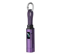 Generico 4-in-1 USB Keychain Charging Cable 65W Fast Charging Short Lanyard Data Cable Type-C USB-A ÚSB-C Interface Portable LED Digital Display Çharging Çable For Travel Business And Hotel Use