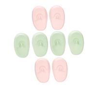 Generico 4 Paia Paraorecchie Coloranti Per Copri Orecchie Che Muoiono i Copri Orecchie Per Asciugacapelli Tappi Per Le Orecchie Copriorecchie Da Doccia Gel Di Silice