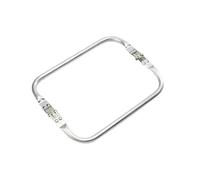 Generico 4 Pezzi Chiusura per Borsa a Uncinetto - 2x18 cm + 2x20 cm - Chiusura a Molla in Alluminio per Borse, Manici, Frizioni - Ideale per Progetti Fai da Te e Artigianato