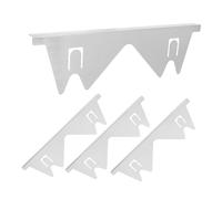 Generico 4 Pezzi Di Coperture Per Fornelli, Accessori Da Cucina in Acciaio Inossidabile Per Riempire E Coprire Gli Spazi Tra La Stufa E Il Bancone Della Cucina