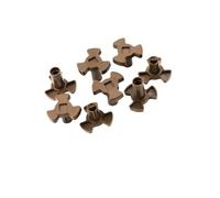 Generico 4 pezzi di piastre in mica for forno a microonde, parte di riparazione, resistenza al calore, accoppiatore for piatto girevole, misura L, 2,3 cm
