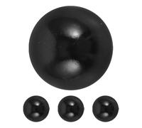 Generico 4 Pezzi Palline da Flipper in Plastica Nere per Macchine da Pinball, Uso Versatile e Prestazioni Fluide per Tavoli da Gioco Domestici