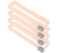 Generico 4 Pezzi Scarpiera da Parete Adesiva in Plastica Pp Bianca, Porta Pantofole e Portasciugamani Bagno Multiuso senza Foratura, Organizer Salvaspazio per Coperchi Pentole e Porta