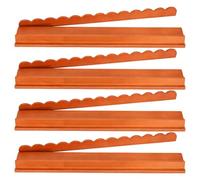 Generico 4 Piece Mahjong Rack Magnetic Wooden Tile Tray Game Accessory