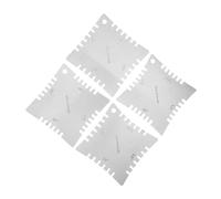 Generico 4 Pz. Acciaio Inossidabile String Action Righello Impostazione Chitarra Sotto Corda Del Raggio Strumento Di Misurazione Per Liutaio Per Bassi Elettrici Acustici