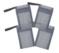 Generico 4 Pz Sacchetto Di Sapone Barattolo Di Sapone Portasapone Base Di Sapone Contenitore Per Sapone Da Viaggio Borse a Rete Viaggio Del Contenitore Del Sapone Saponette Netto Nylon Grey