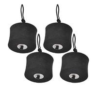 Generico 4 X Kayak Scupper - Eva Holes Stopper Bung | Holes Stopper Bung with Cord | Stopper Bung for Boat Water Control in Canoe Dinghy Also Use at for Roof Pipes Also for Plugs to