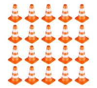 Generico 40 Pezzi di Giocattoli Cognitivi per Il Traffico Coni per L'Allenamento del Calcio Mini Coni da Costruzione Segnali Stradali Coni Colorati Coni di Sicurezza Stradale