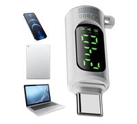 Generico 40Gbps USB Tester Adapter - 240W High Power Digital Display Connector, Real-Time Usage Monitor, Compact Aluminum USB C Converter | For Phone Laptop Tablet Game Controller & Tech Devices