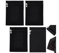 Generico 4PCS Tasca Laterale Cucita Con Cerniera, 21,5x15,5cm Nascosta Tasche Da Cucire, Per Capispalla, Felpe, Giacche, Felpe Con Cappuccio